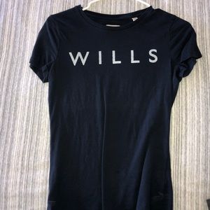 Jack Wills size 2 blue tee!